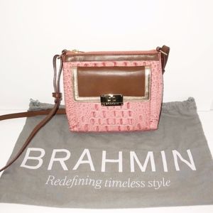 Brahmin | Mimosa Burlwood Tri-texture Crossbody